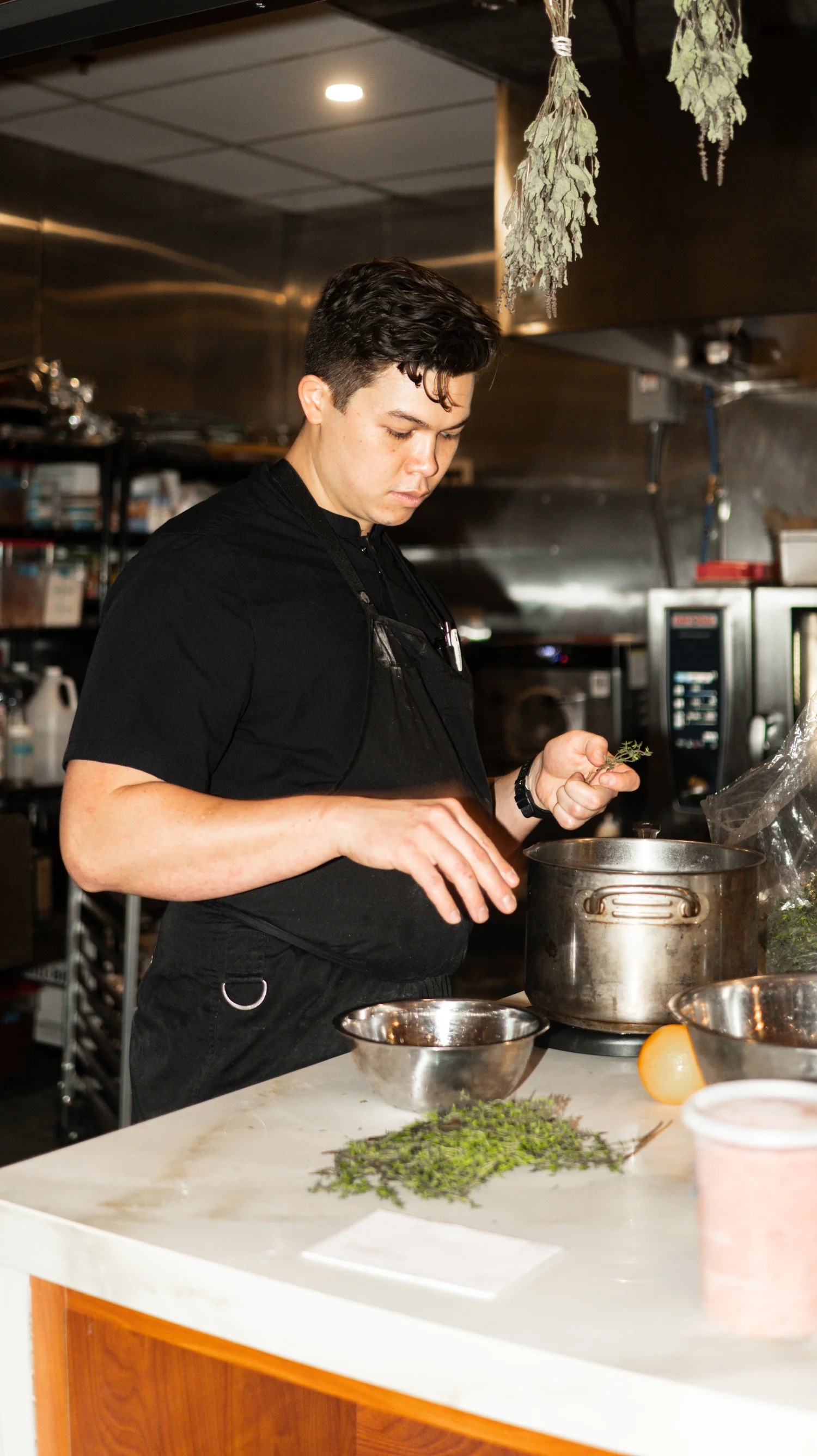 Chef Alex Chamberlain at Mei, St. Petersburg